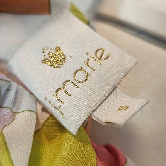 J. Marie XS Floral Long Sleeve Ruffle Tiered Babydoll Maxi Dress 70’s Size Small - Picture 13 of 13